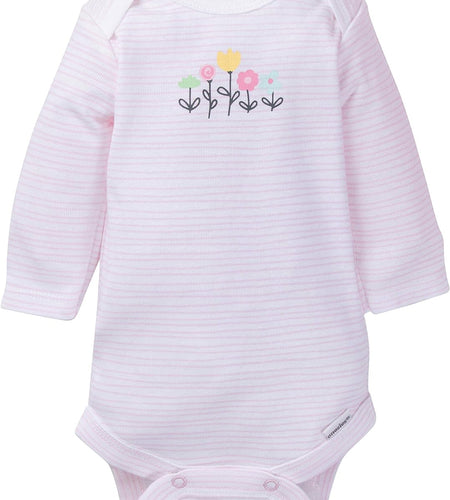 Baby-Girls 6-Pack Long Sleeve Bodysuits