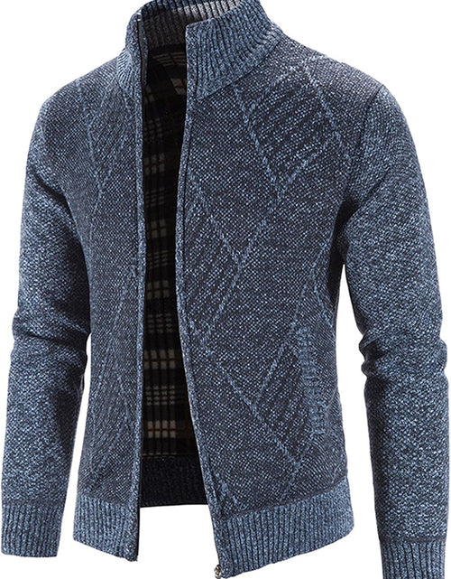 Load image into Gallery viewer, Men'S Cardigan Sweaters Casual Full Zip Sweaters Knitted Cardigan with Pockets
